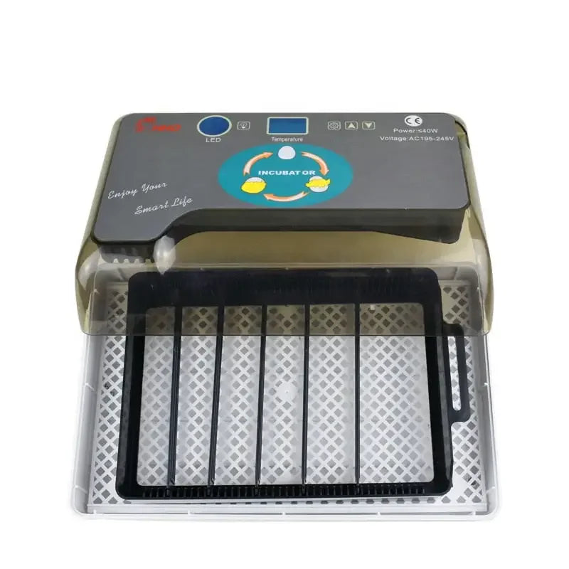 12 Egg Digital Automatic Incubator - Clear View Hatcher for Poultry