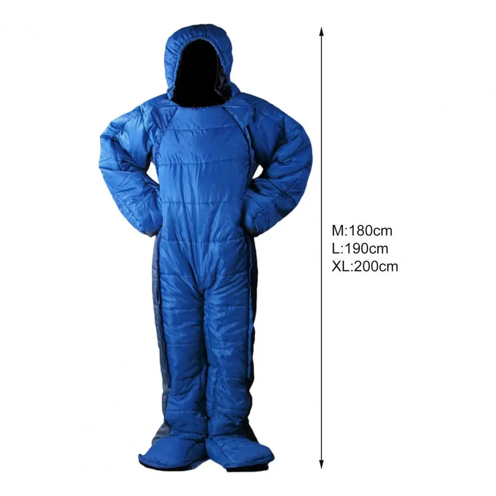 Wearable Humanoid Sleeping Bag | -5°C Winter Mummy Bag with Arm Holes
