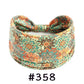 Boho Headbands for Women - Knotted Wide Stretch Turban Wrap