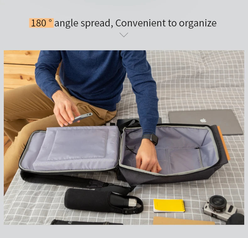 15.6" Anti-theft Laptop Backpack - USB Charging & Waterproof