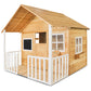 Camira V2 Cubby House | Wooden Kids Playhouse with Veranda and Floor
