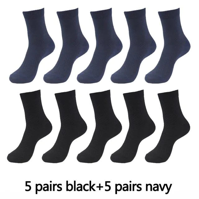 10 Pair, 5 Colour Bamboo Fiber Mens and Womens Bamboo Fibre Socks BULK - Buy Confidently with Smart Sales Australia