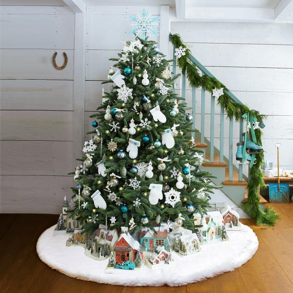 122cm Faux Fur Christmas Tree for Home Decor - Buy Confidently with Smart Sales Australia