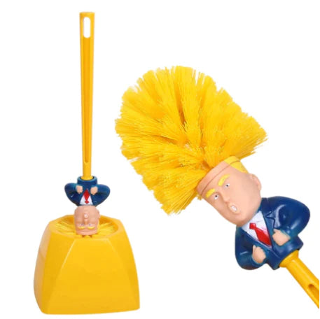 15 Inches Donald Trump Toilet Brush Bathroom Cleaning Tool - Buy Confidently with Smart Sales Australia