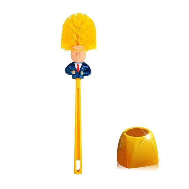 15 Inches Donald Trump Toilet Brush Bathroom Cleaning Tool - Buy Confidently with Smart Sales Australia