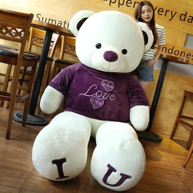180cm “I Love You” Teddy Bear Plush Toy Hugging Pillow - Buy Confidently with Smart Sales Australia