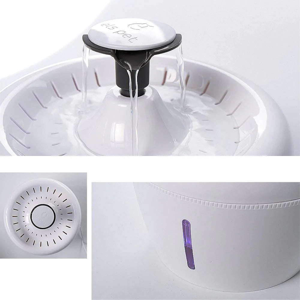 2.5L Automatic Pet Fountain Water Drinking Feeder Bowl - Buy Confidently with Smart Sales Australia