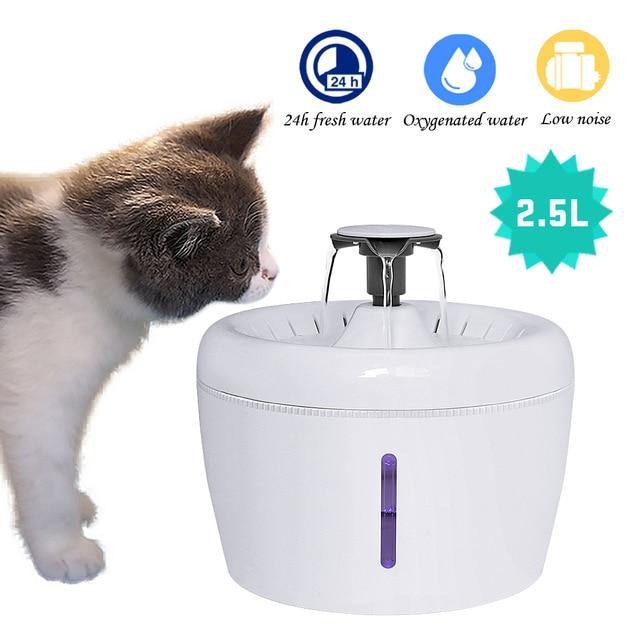 2.5L Automatic Pet Fountain Water Drinking Feeder Bowl - Buy Confidently with Smart Sales Australia