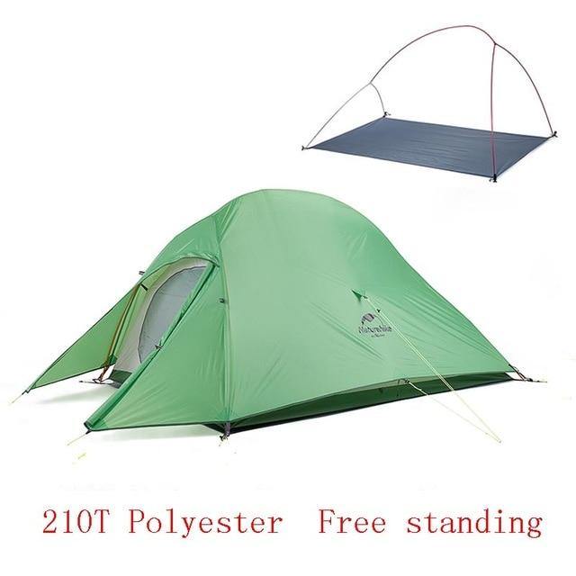 2 Person Ultralight Freestanding Camping Tent with Free Mat - Buy Confidently with Smart Sales Australia