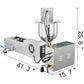2 Row, 3 Size 7L Capacity Fully Automatic Doughnut Maker Machine 1100 Doughnuts Per Hour - Buy Confidently with Smart Sales Australia