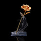 24K Gold Plated Artificial Decorative Rose Flower In Heart Display Stand - Buy Confidently with Smart Sales Australia