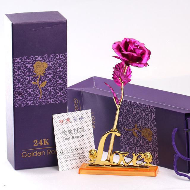 24k Gold Plated Roses - Buy Confidently with Smart Sales Australia