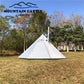 3-4 Person Ultralight Pyramidal Big Camping Tent with Chimney Hole Awnings - Buy Confidently with Smart Sales Australia