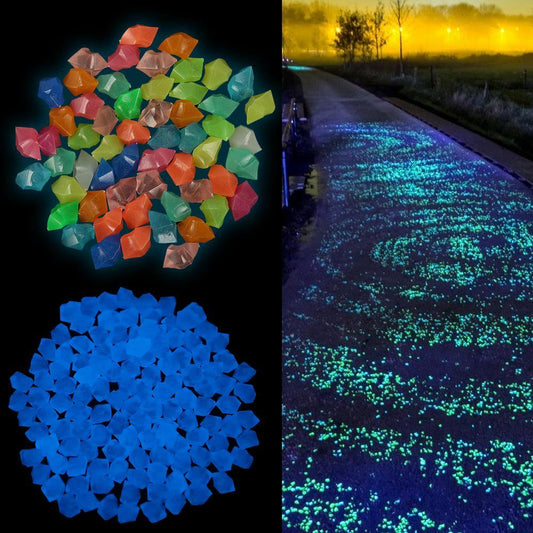 300 Piece Glow in the Dark Walkway Stones for Home Decor - Buy Confidently with Smart Sales Australia