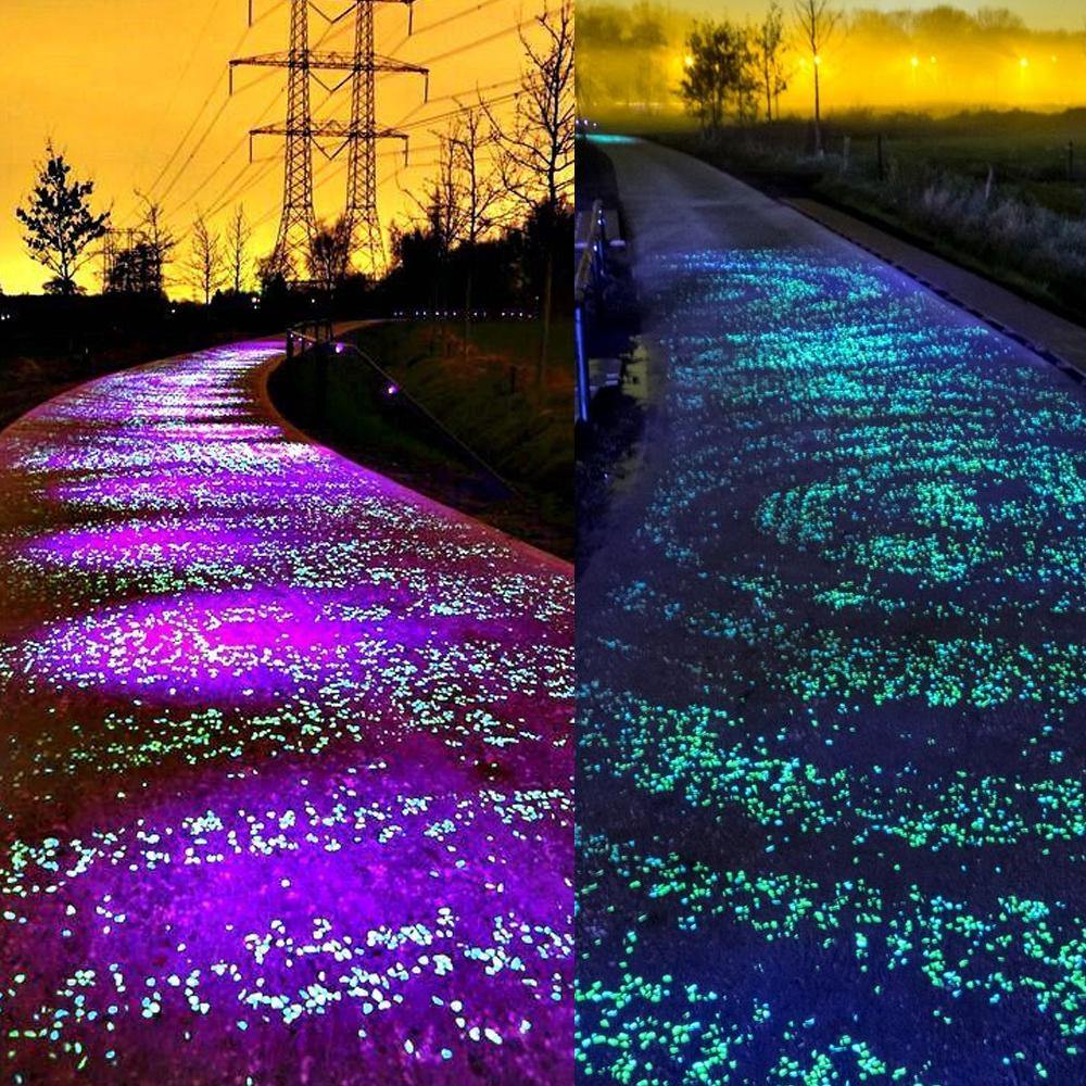 300 Piece Glow in the Dark Walkway Stones for Home Decor - Buy Confidently with Smart Sales Australia