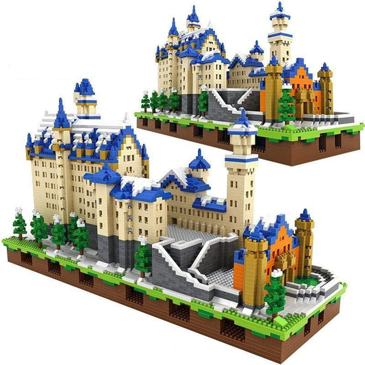 3D Swan Stone Castle Model Building Blocks Technical Educational Toy - Buy Confidently with Smart Sales Australia
