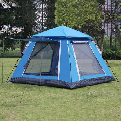 4-5 Person Automatic Waterproof Double Layer Camping Tent - Buy Confidently with Smart Sales Australia