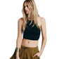 6 Colors  All-match Sexy Backless Bandage Halter Crop Top Women's  Summer Fashion Candy Short Camis Cropped Bustier Top - Buy Confidently with Smart Sales Australia