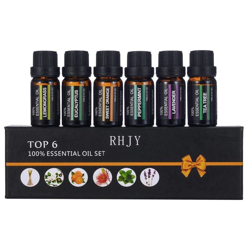 6Pcs/Set Aromatherapy Water-soluble Fragrance Oil For Massage - Buy Confidently with Smart Sales Australia