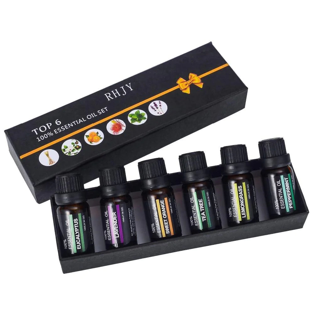 6Pcs/Set Aromatherapy Water-soluble Fragrance Oil For Massage - Buy Confidently with Smart Sales Australia