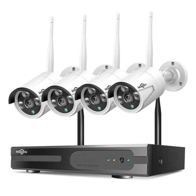 8CH Wireless 1536P 1080P Video Camera Surveillance LCD Monitor Kit - Buy Confidently with Smart Sales Australia