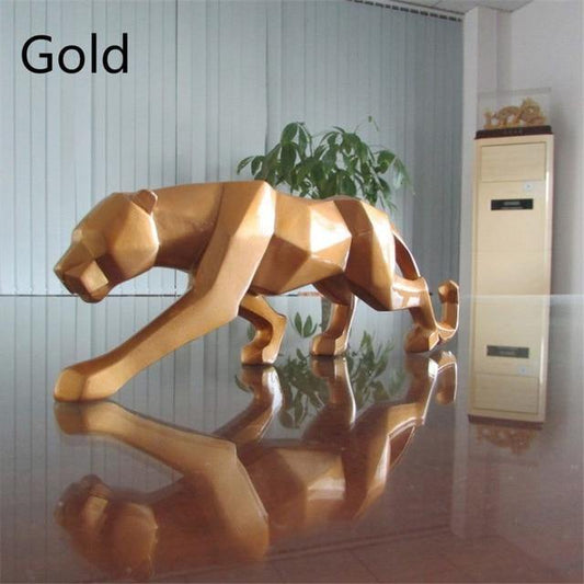 Abstract Themed Panther Figurine Statue Home Decoration - Buy Confidently with Smart Sales Australia