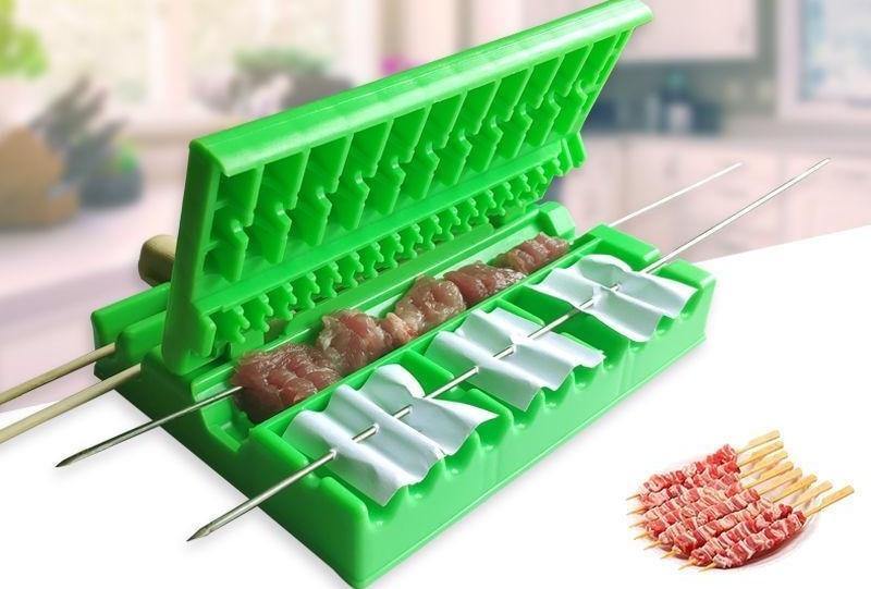 BBQ and Kebab Maker Multi Skewer Kitchen Easy Gadget For Grilling Outdoor - Buy Confidently with Smart Sales Australia