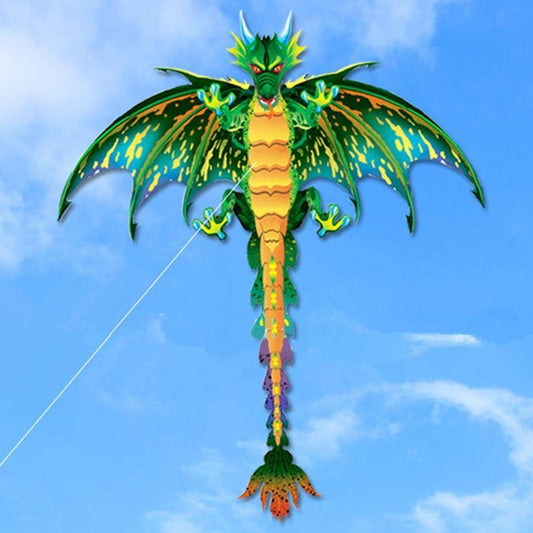 Big Green Pterosaur Kite 3 Dimensional Outdoor Flying For Kids and Adults - Buy Confidently with Smart Sales Australia