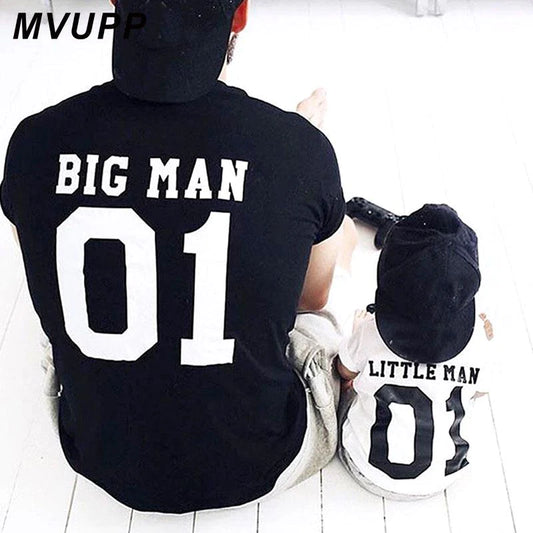 Big Man Little Man Father and Son Matching T-Shirts - Buy Confidently with Smart Sales Australia