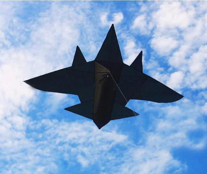 Black Jet Plane Kite For Kids And Adult Outdoor Activity - Buy Confidently with Smart Sales Australia