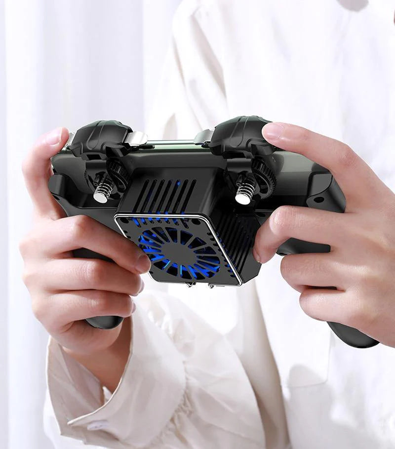 Black Universal Gamepad Controller With Cooler For Mobile Phone - Buy Confidently with Smart Sales Australia