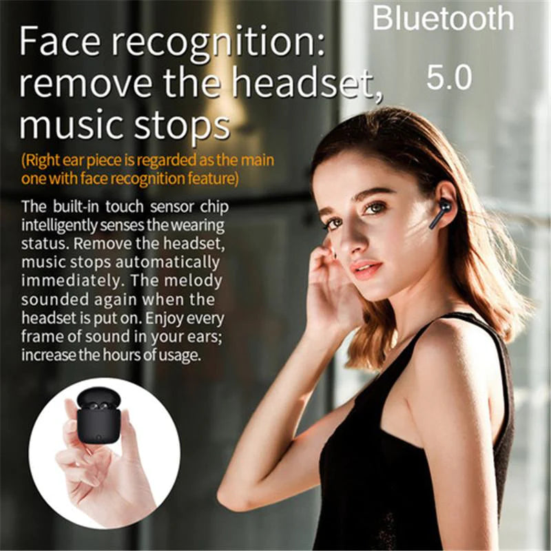 Bluedio Wireless BT V5.0 Waterproof Earphones w/ FaceRecognition |Compatible with IOS and Android system - Buy Confidently with Smart Sales Australia