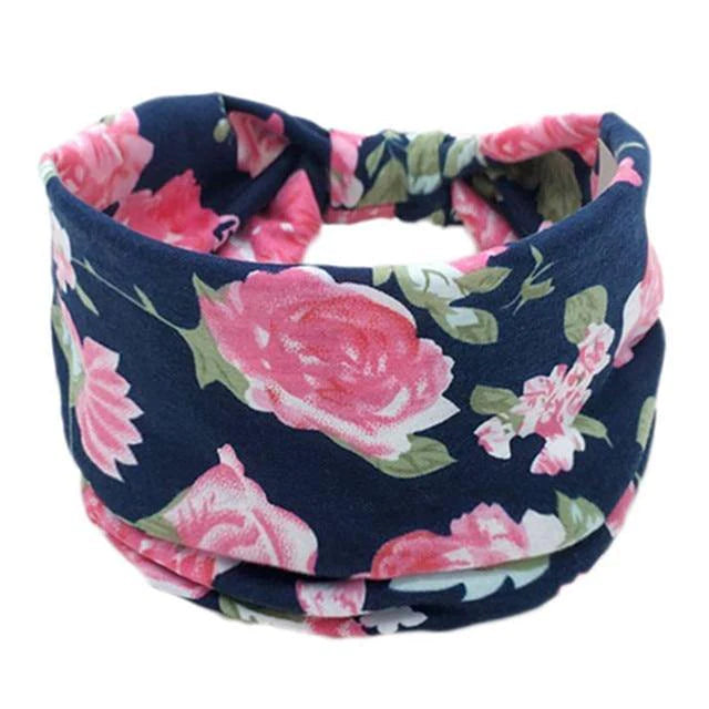 Boho Style Cotton Wide Printed Bandana Headbands For Women - Buy Confidently with Smart Sales Australia