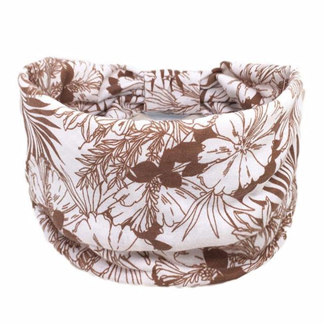 Boho Style Cotton Wide Printed Bandana Headbands For Women - Buy Confidently with Smart Sales Australia