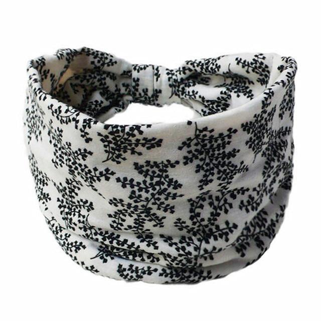 Boho Style Cotton Wide Printed Bandana Headbands For Women - Buy Confidently with Smart Sales Australia