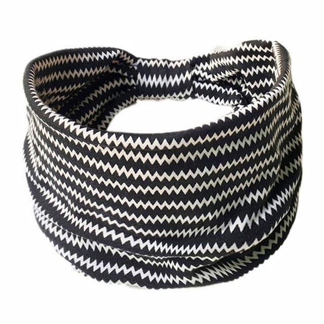 Boho Style Cotton Wide Printed Bandana Headbands For Women - Buy Confidently with Smart Sales Australia