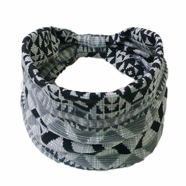 Boho Style Cotton Wide Printed Bandana Headbands For Women - Buy Confidently with Smart Sales Australia