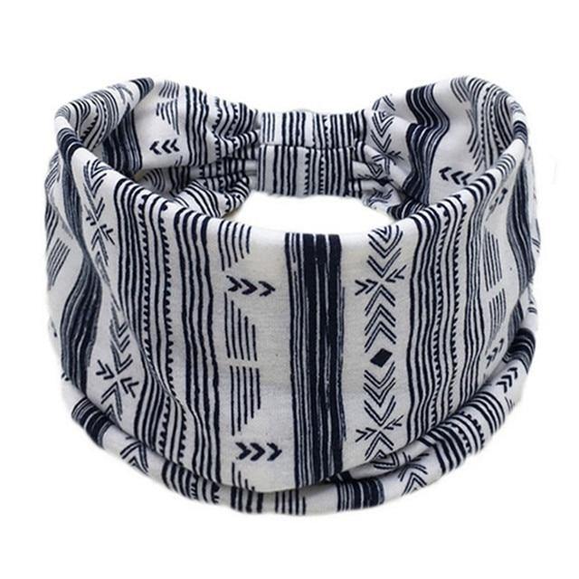Boho Style Cotton Wide Printed Bandana Headbands For Women - Buy Confidently with Smart Sales Australia