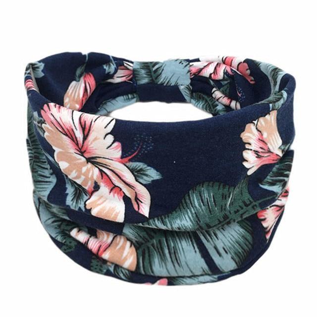 Boho Style Cotton Wide Printed Bandana Headbands For Women - Buy Confidently with Smart Sales Australia