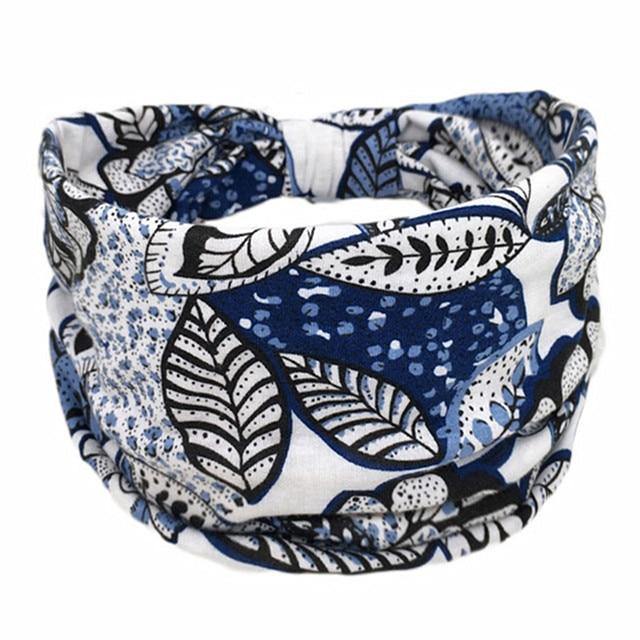 Boho Style Cotton Wide Printed Bandana Headbands For Women - Buy Confidently with Smart Sales Australia