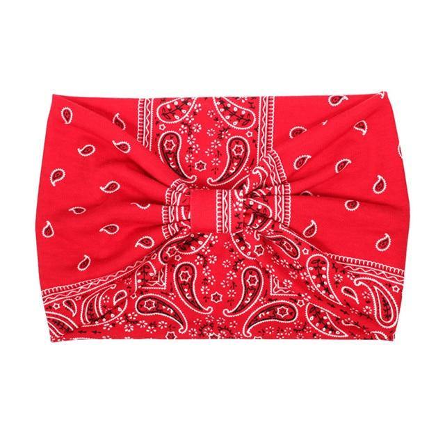 Boho Style Cotton Wide Printed Bandana Headbands For Women - Buy Confidently with Smart Sales Australia