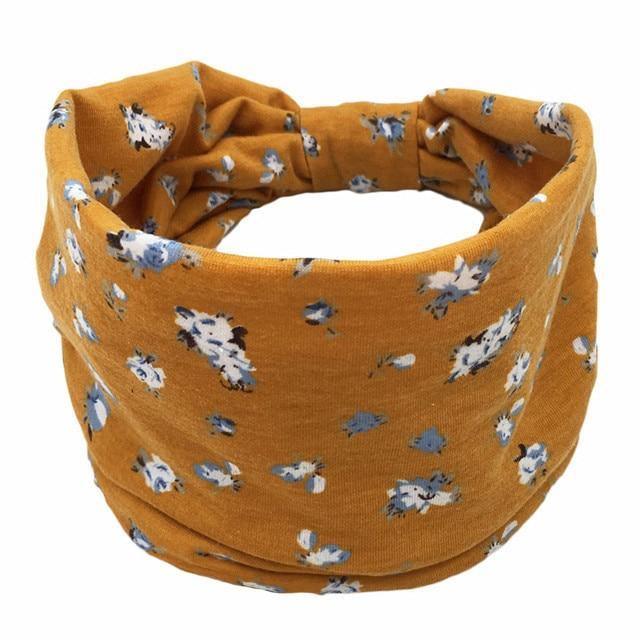 Boho Style Cotton Wide Printed Bandana Headbands For Women - Smart Sales Australia