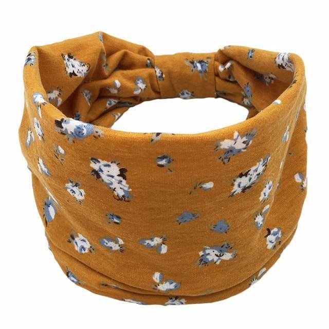 Boho Style Cotton Wide Printed Bandana Headbands For Women - Smart Sales Australia