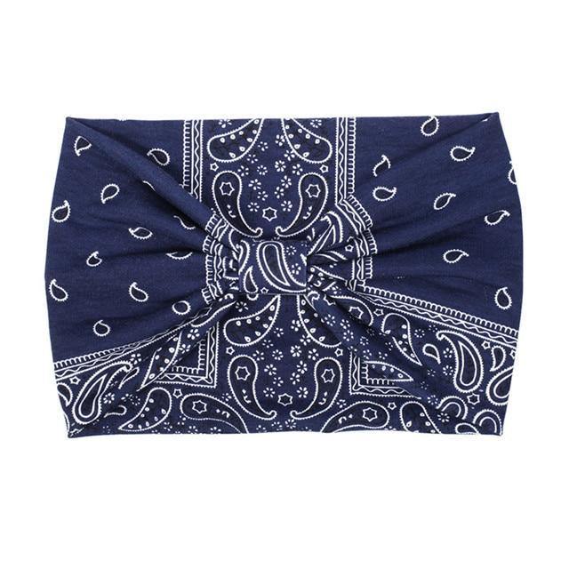Boho Style Cotton Wide Printed Bandana Headbands For Women - Smart Sales Australia