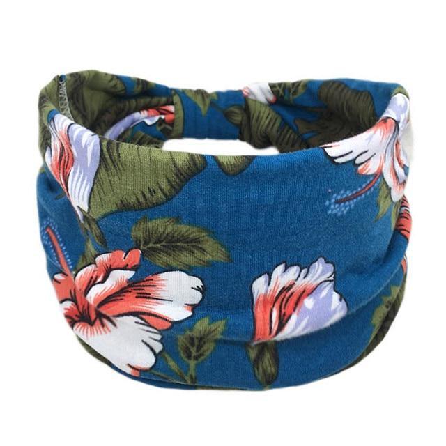 Boho Style Cotton Wide Printed Bandana Headbands For Women - Smart Sales Australia