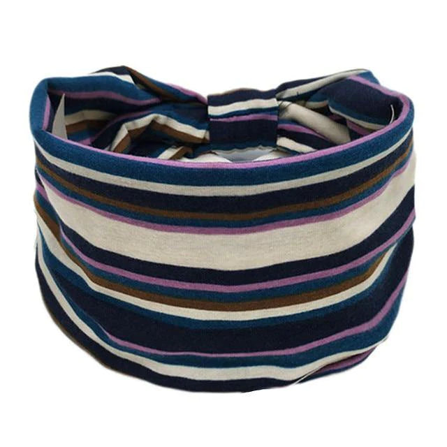 Boho Style Cotton Wide Printed Bandana Headbands For Women - Smart Sales Australia
