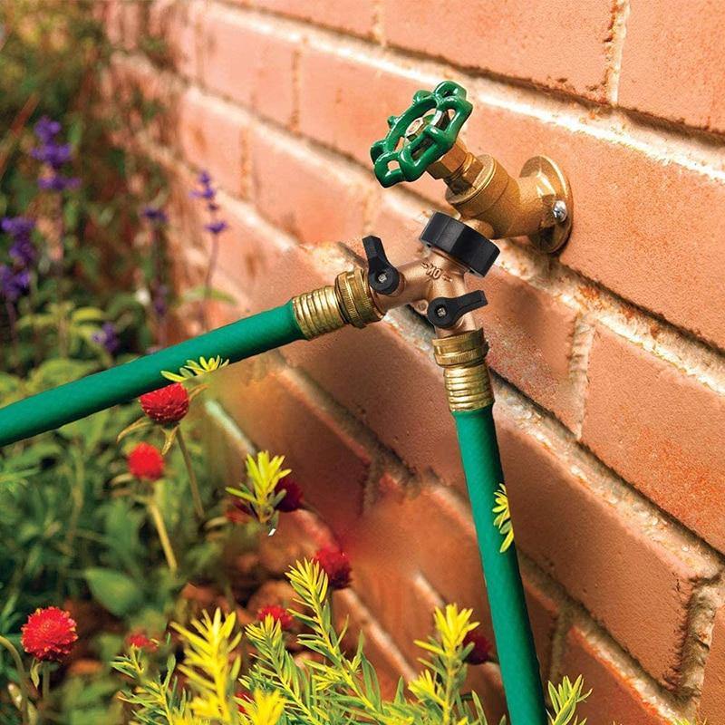 Brass Garden Hose Water Splitter With Tap Connector Independent Valve 2 Or 4 Way - Buy Confidently with Smart Sales Australia