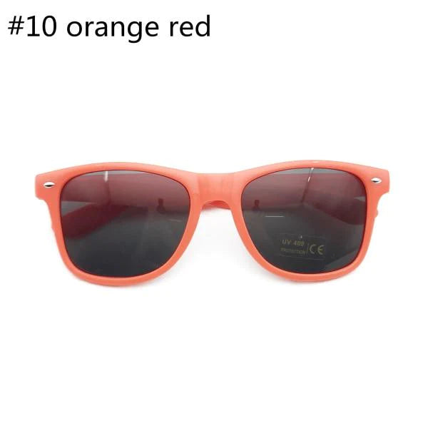 Bulk Customisable 48 Pack of Classic 80's Style Adult Sunglasses, UV400 Rated, with Spring Loaded Hinges, 20 Colours - Buy Confidently with Smart Sales Australia