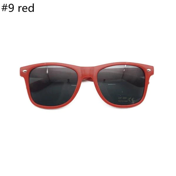 Bulk Customisable 48 Pack of Classic 80's Style Adult Sunglasses, UV400 Rated, with Spring Loaded Hinges, 20 Colours - Buy Confidently with Smart Sales Australia