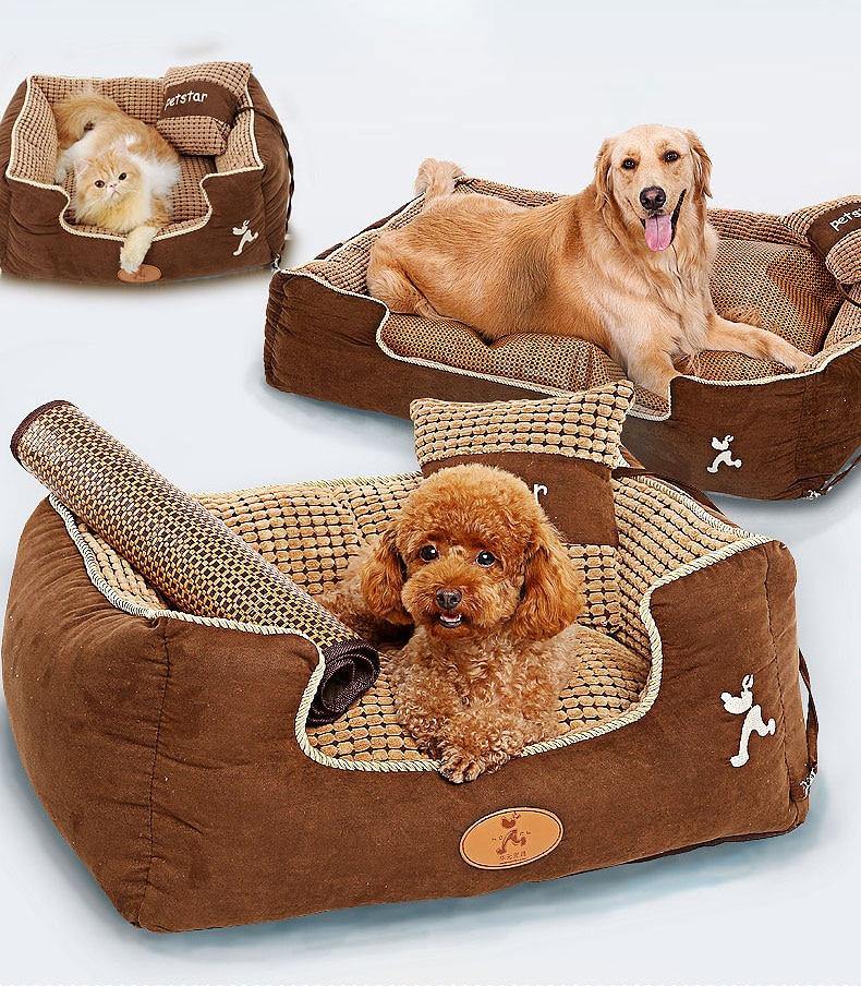 Calming Soft Fabric Sofa Bed for Pet Dogs - Buy Confidently with Smart Sales Australia